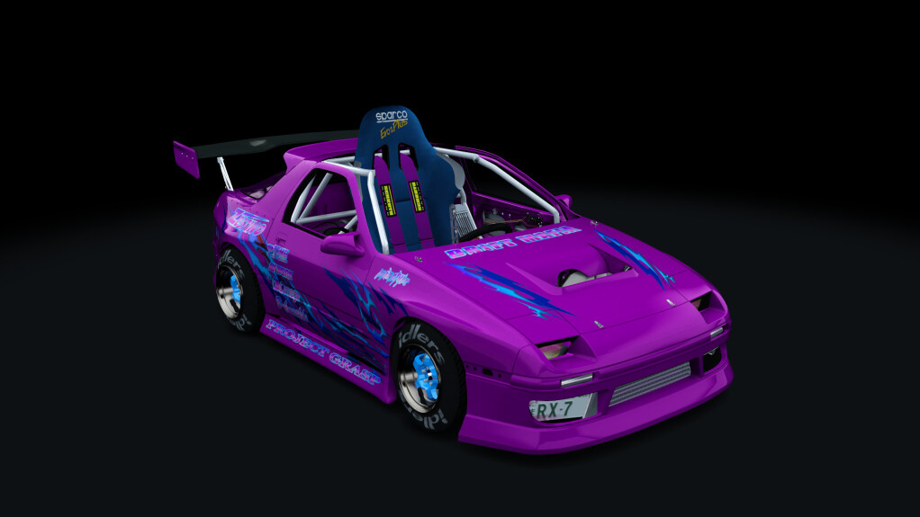 Mazda FC RX-7 Drift Go Kart chl tuned